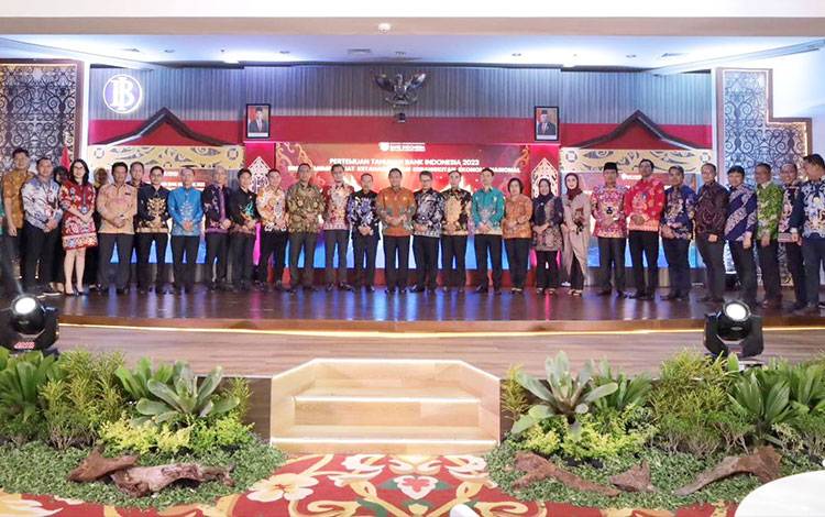 Stakeholder yang hadir dalam Pertemuan Tahunan Bank Indonesia Provinsi Kalimantan Tengah pada Rabu, 29 November 2023 malam.(FOTO: TESTI PRISCILLA)