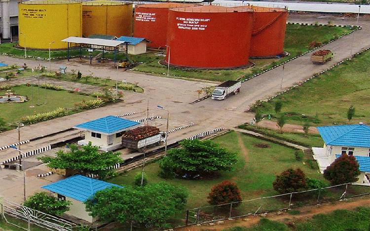 Salah satu Pabrik Kelapa Sawit di bawah perusahaan besar Citra Borneo Indah.(FOTO: Rilis SSMS untuk Borneonews)