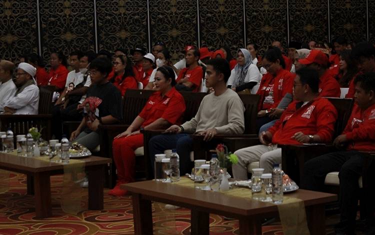 Ketua Umum Partai Solidaritas Indonesia (PSI) Kaesang Pangarep saat menghadiri acara Kopdarwil DPW PSI Kalteng (Foto : Pathur)