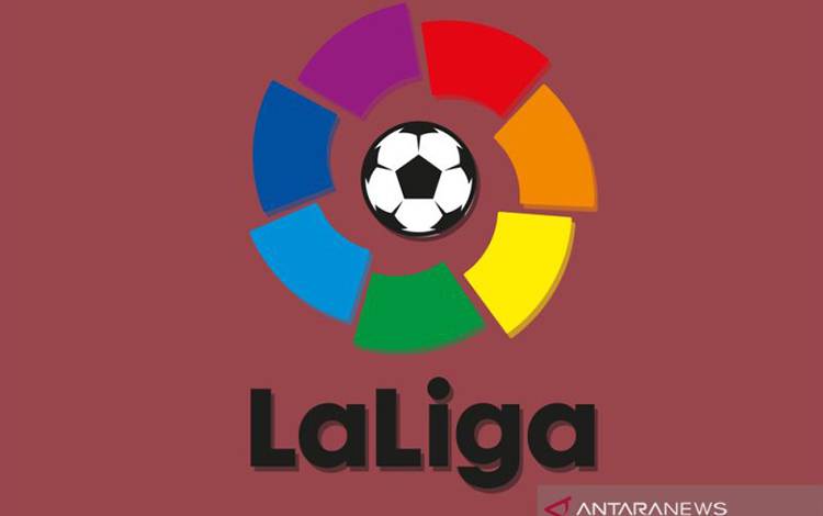 Logo kompetisi La Liga Spanyol. (ANTARA/Gilang Galiartha)