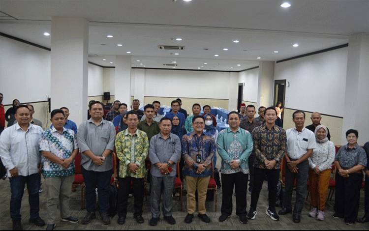 Uji Kompetensi Wartawan angkatan 20 PWI Kalimantan Tengah, Jumat, 12 Januari 2024.
