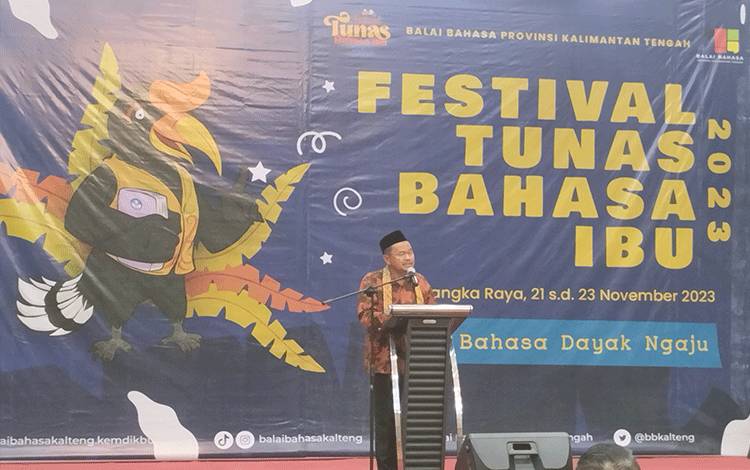 Kepala Balai Bahasa Provinsi Kalimantan Tengah, Muhammad Muis. (FOTO: TESTI PRISCILLA)