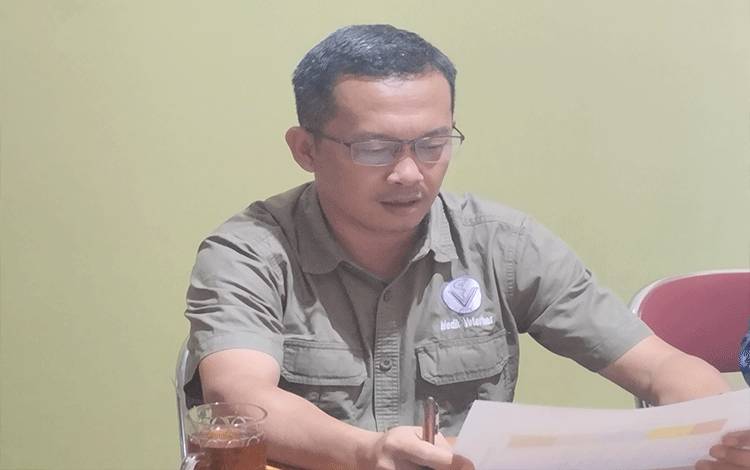 Kepala UPTD Puskeswan Kota Palangka Raya, drh Eko Hari Yuwono.(FOTO: TESTI PRISCILLA)