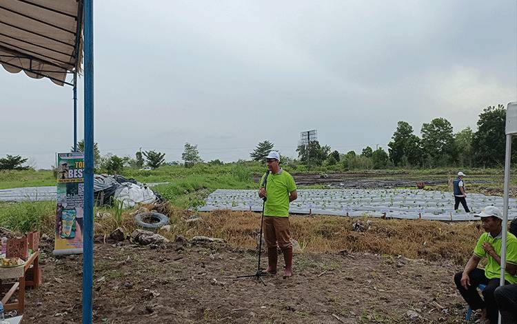 Kepala Dinas Pertanian dan Ketahanan Pangan Palangka Raya, Sugiyanto. (FOTO: HENDRI)