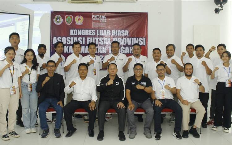 Kongres Luar Biasa Asosiasi Futsal Provinsi (AFP) Kalimantan Tengah. (FOTO: IST)