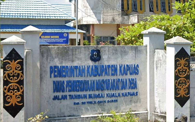Kantor Dinas PMD Kabupaten Kapuas. (FOTO: IST)