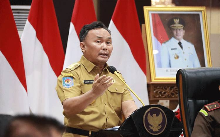 Gubernur Kalimantan Tengah (Kalteng), Sugianto Sabran. (FOTO: ASEP)
