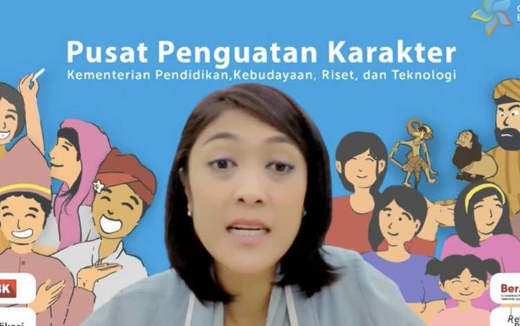 Tangkapan layar Kepala Pusat Penguatan Karakter Kemendikbudristek Rusprita Putri Utami dalam Webinar Pembentukan TPPK di Jenjang Sekolah Dasar di Jakarta, Rabu (31/1/2024). (ANTARA/Astrid Faidlatul Habibah)
