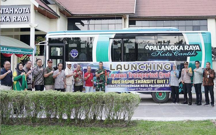 Launching BRT Kota Palangka Raya. (FOTO: PROKOM)