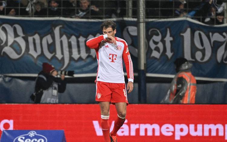 Gelandang Bayern Muenchen Leon Goretzka. (AFP/INA FASSBENDER)