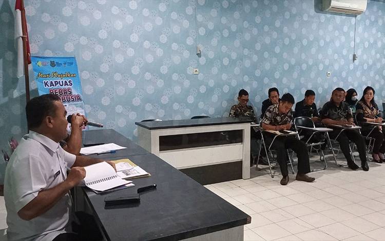Suasana saat jajaran Dinkes Kapuas terima kunker Anggota Komisi III DPRD Kota Baru, Kalsel. (FOTO: IST)