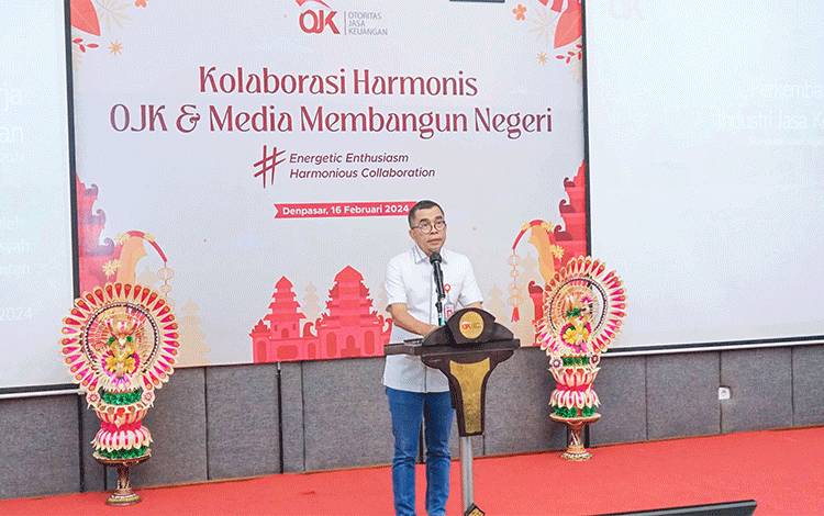 Kepala Otoritas Jasa Keuangan atau OJK Regional 9 Kalimantan, Darmansyah.(FOTO: TESTI PRISCILLA)