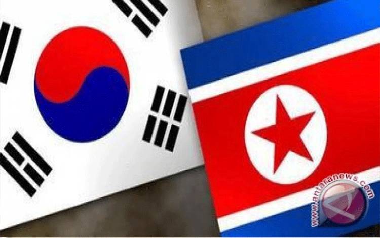 Bendera Korea Utara dan Korea Selatan (Istimewa)