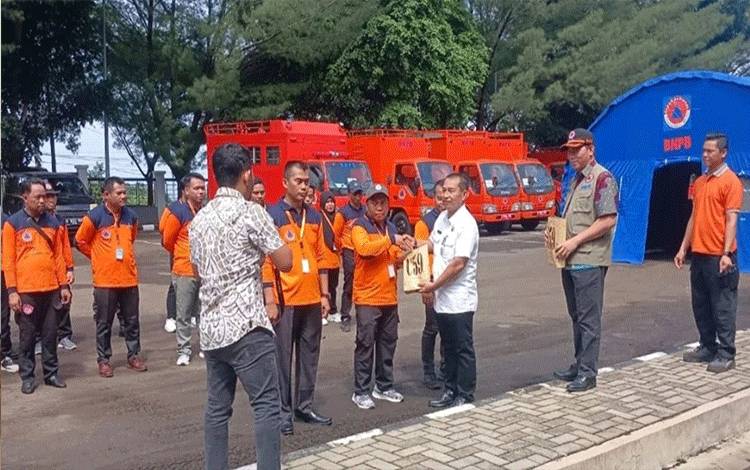 Suasana saat TRC Kabupaten Kapuas ikuti kegiatan pelatihan diPusdiklat Penanggulangan Bencana BNPB di Bogor, Jawa Barat. (FOTO: IST)