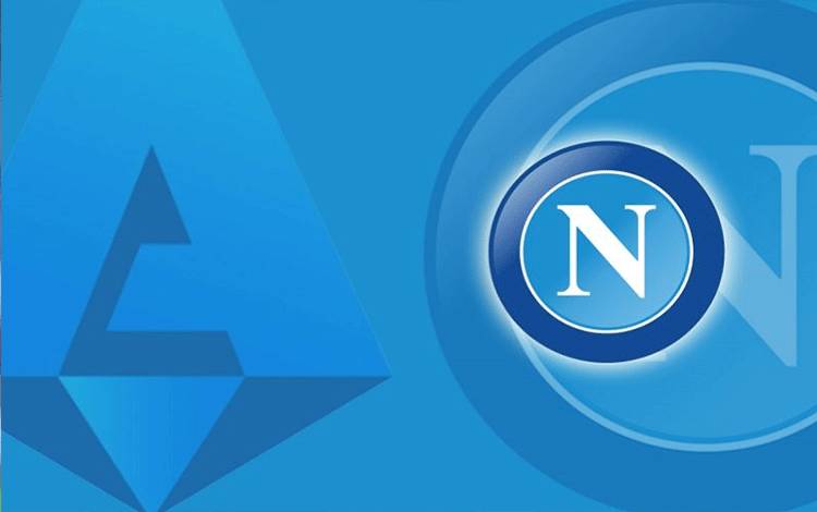 Ilustrasi logo klub Liga Italia, Napoli. (ANTARA/Gilang Galiartha)