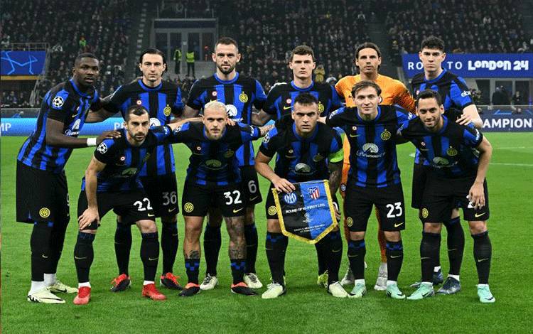 Skuad Inter Milan musim kompetisi 2024. (AFP/GABRIEL BOUYS)