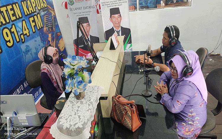 Pengurus DPD Lasqi Nusantara Jaya Kapuas saat sampaikan sejumlah program kegiatan menyambut Ramadan 1445 H. (FOTO: IST)