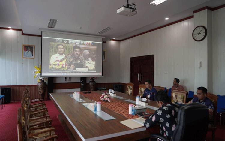 Rapat antisipasi dan Penanggulangan Karhutla Tahun 2024. Bertempat di Ruang Rapat Wakil Gubernur Kalteng, Kamis, 14 Maret 2024 (Foto:Istimewa)