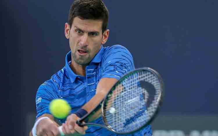 Petenis Serbia Novak Djokovic. (Photo by - / AFP) (AFP/-)