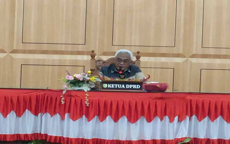 Ketua DPRD Palangka Raya Sigit Karyawan Yunianto (Foto : PATHUR)