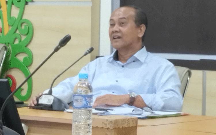 Kepala Badan Pusat Statistik atau BPS Provinsi Kalteng, Eko Marsoro.(FOTO: TESTI PRISCILLA)
