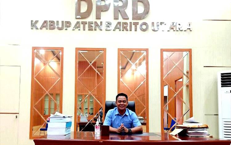 Anggota DPRD Barito Utara, Riza Faisal.(foto: Dhani)