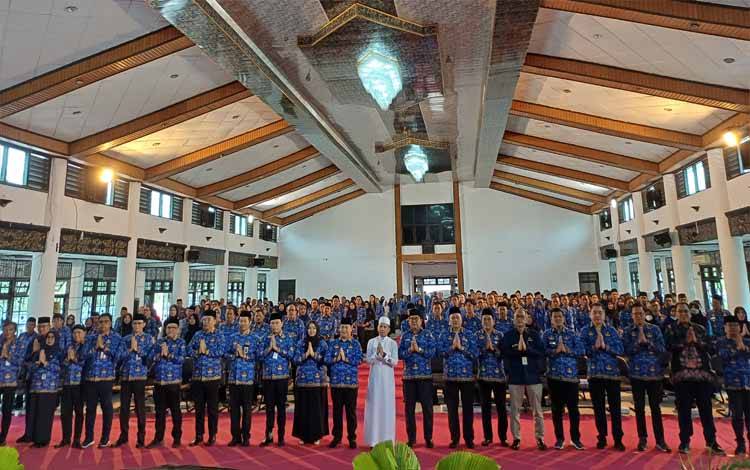 Halal Bihalal dan Siraman Rohani Keluarga Besar Korpri Kotawaringin Timur, Rabu, 17 April 2024. (FOTO: DEWIP)