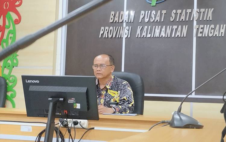 Kepala Badan Pusat Statistik atau BPS Provinsi Kalimantan Tengah, Eko Marsoro. (FOTO: TESTI PRISCILLA)