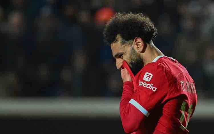 Striker Liverpool Mohamed Salah . (AFP/ISABELLA BONOTTO)