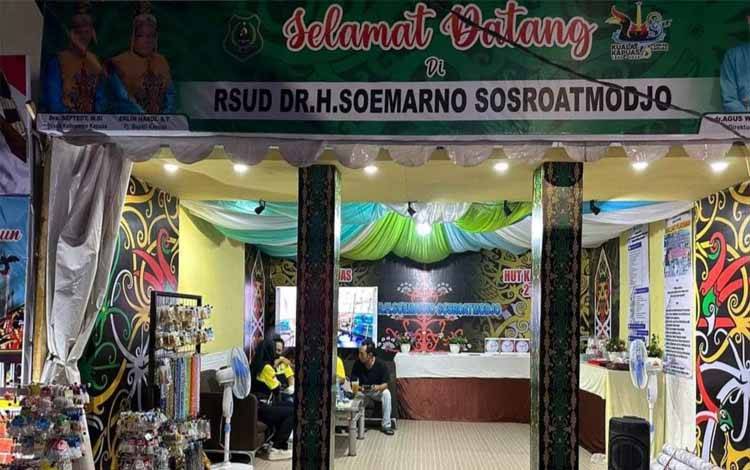 RSUD dr. H. Soemarno Sosroatmodjo Kuala Kapuas buka stand di Kapuas Expo 2024. (FOTO: IST)