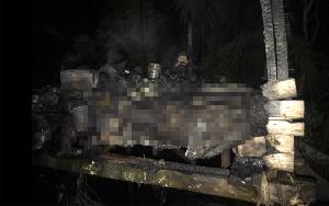 Kebakaran Pondok di Pulau Rambai Hanaut, 1 Orang Terbakar