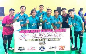 Tim Futsal Ampah Selection Raih Juara 1 Laga Fourfeo MFF di Barabai