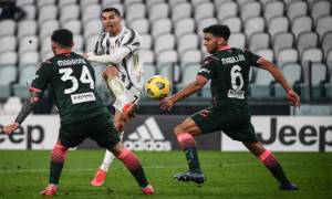 Dua Gol Ronaldo Bantu Juventus Kalahkan Crotone