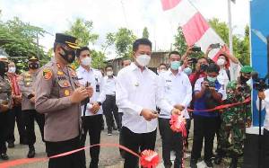 Bupati Barito Utara Launching PPKM Mikro Kelurahan Melayu