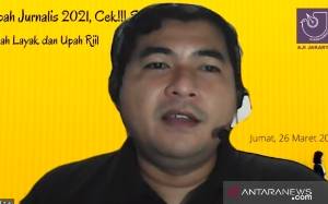 AJI Jakarta: Upah Layak Wartawan pada 2021 Sebesar Rp 8,36 juta