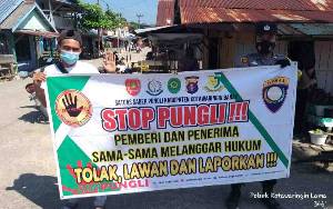 Berantas Pungli, Polsek Kolam Sosialisasikan Ancaman Hukum Pelaku Pungli
