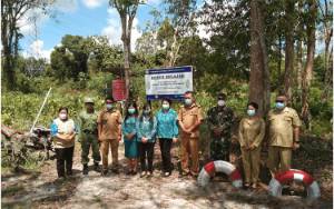 Pjs Danramil Tumbang Jutuh Hadiri Klarifikasi Lapangan Lomba Desa Tingkat Kabupaten Gunung Mas