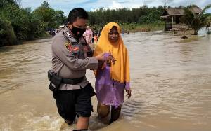 Belasan Ribu Jiwa di Lima Desa Terdampak Banjir Kalsel