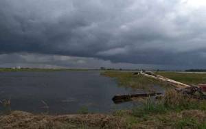 3.500 Hektare Padi Warga Desa Lampuyang Terendam Banjir