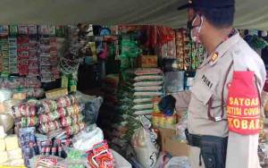 Sejumlah Pedagang Pasar Indra Sari Tolak Rapid Test Antigen Massal