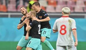 UEFA Investigasi Selebrasi Gol Arnautovic saat Lawan Makedonia Utara