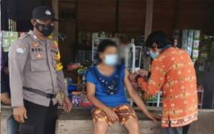 Puskesmas Tampang Tumbang Anjir Vaksinasi Covid-19 bagi ODGJ di Tanjung Riu