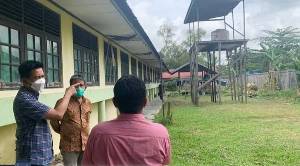 Pagar Asrama Mahasiswa Barito Utara di Palangka Raya Rusak, Bupati Langsung Cek Lapangan