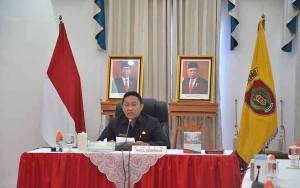Wakil Gubernur Kalteng Ikuti Paripurna Secara Virtual
