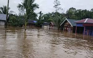 Banjir Melanda Sejumlah Desa di Kecamatan Antang Kalang