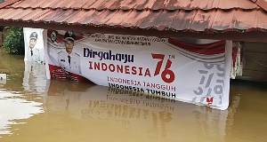 Tim BPBD Kotim Kotim Pantau Banjir di Kecamatan Antang Kalang