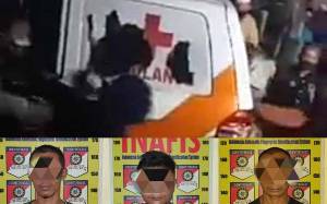 Polisi Tetapkan 3 Tersangka Perusak Ambulans Jenazah Pasien Covid-19