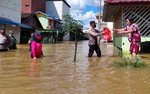 Banjir di 5 Kecamatan Wilayah Utara Kotim Sudah Mulai Turun