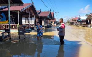 Air Sungai Kahayan Meluap, Sejumlah Desa di Banama Tingang Pulpis Banjir