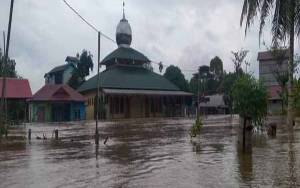 Banjir di Tumbang Samba Katingan Terus Meluas